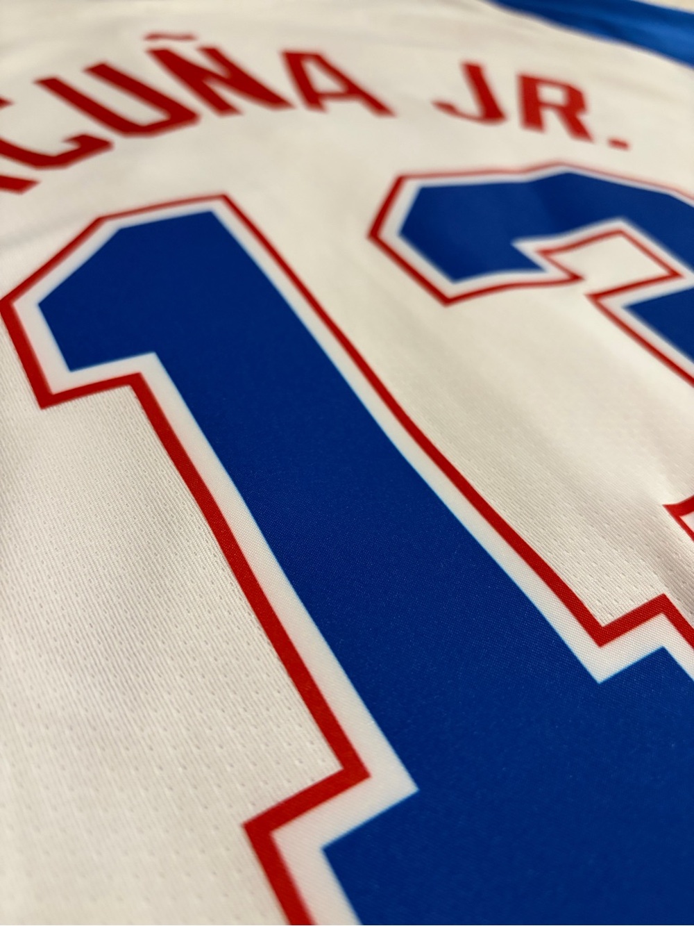 Nike Authentic Atlanta Braves City Connect Acuña Jr #13 Limited Jersey Men’s XL - Picture 8 of 9